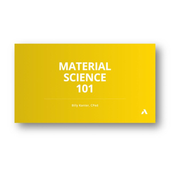 Anodyne Material Science Webinar